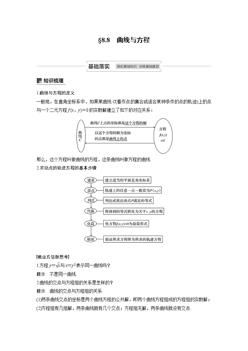 高考数学一轮复习第八章 8.8第1页