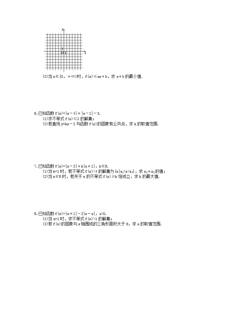 2022版高考数学大一轮复习课时作业73《绝对值不等式》(含答案详解) 练习02