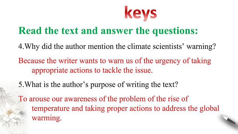 Unit 3 Environmental protection Period1 Reading and thinking课件-【新教材精创】2020-2021学年高中英语新教材同步备课(人教版选择性必修第三册)第8页