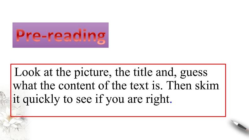 高中英语人教版 (2019) 选择性必修第二册 Unit 1 Period 5 Using language(2) Reading for writing(课件)(共29张PPT)06
