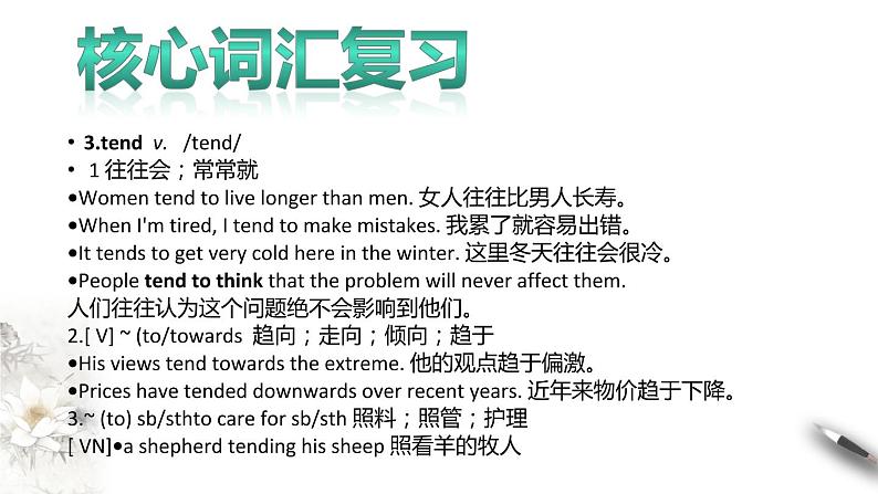 高中英语人教版 (2019) 选择性必修第二册 Unit 3 Period 2 Learning about language(课件)(共16张PPT)04