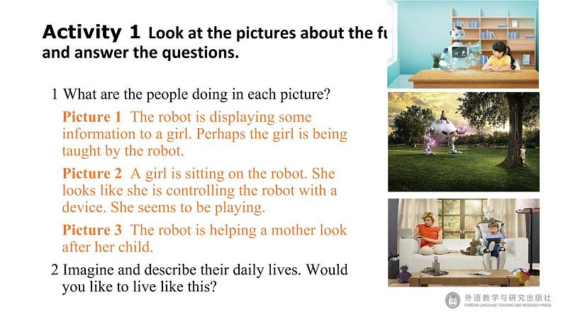 Unit4 A glimpse of the future Presenting ideas & Reflection 课件-【新教材】外研版(2019)高中英语选择性必修第三册03