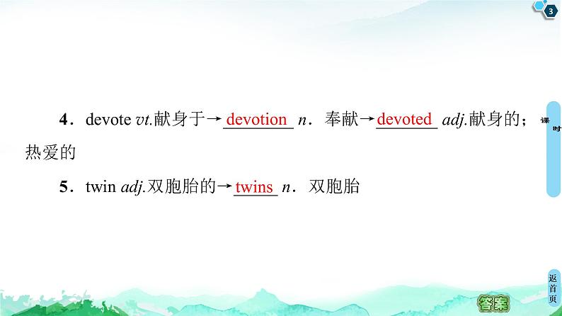 高中英语外研版 (2019) 选择性必修第二册 20-21 Unit 4 教学·知识细解码课件PPT第3页