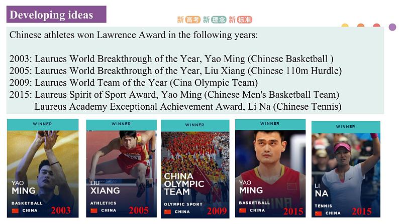 Unit 3 Faster, higher, stronger Period 3 Developing ideas and presenting Ideas-课件(外研版选择性必修第一册)03
