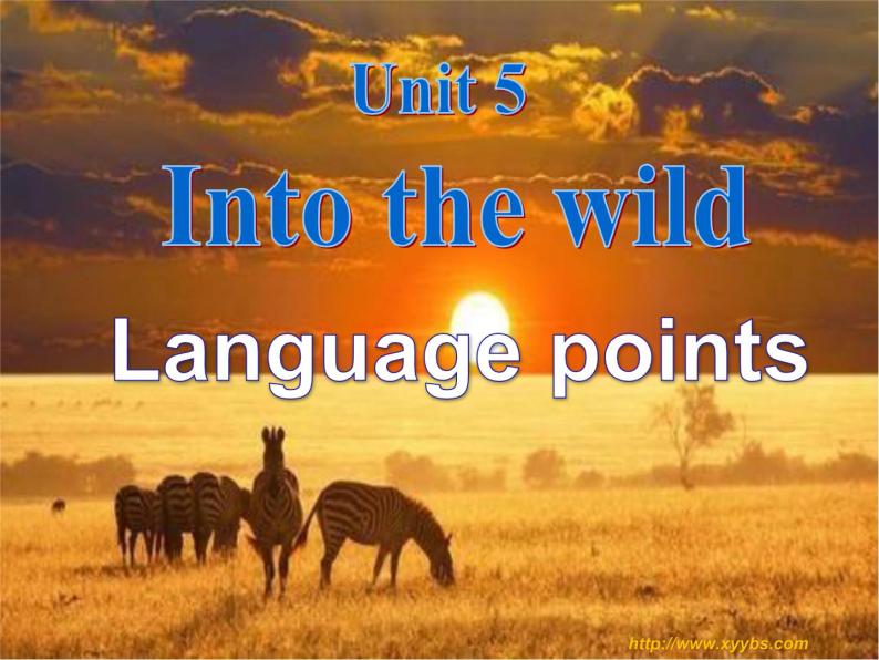 外研版（2019） 必修第一册 Unit 5 Into the wild Language points 2(共11张PPT)01