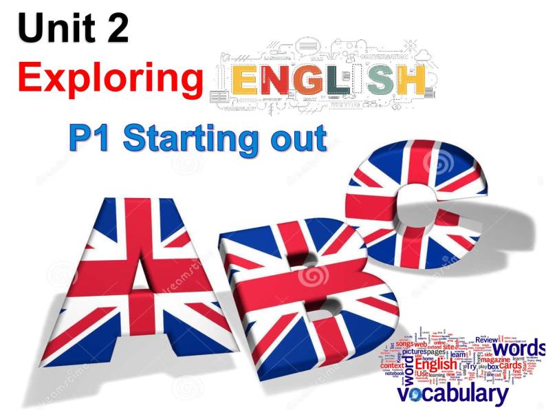外研版（2019） 必修第一册 Unit 2 Exploring English Starting out (共11张PPT)01