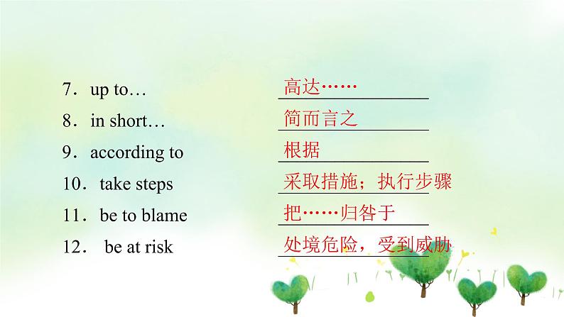 北师大版(2019)高中英语 选修第一册 Unit 3 Conservation课件(8份)06