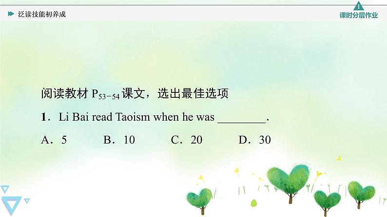 牛津译林版(2019)高中英语 选择性必修第一册 Unit 4 Exploring poetry(课件+学案+课时作业)(共19份)02