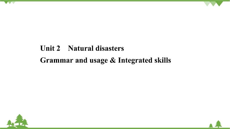 牛津译林版(2019)高中英语 必修 第三册 Unit 2 Natural disasters 课件(6份)01