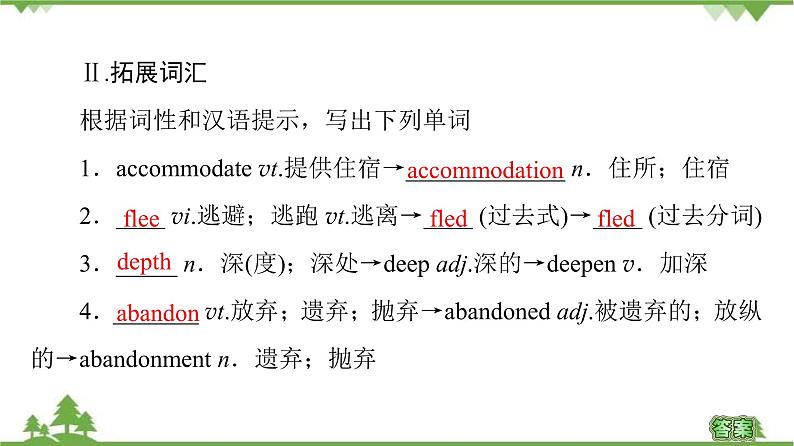 2021-2022学年高中人教版英语选修7课件:Unit3+SectionⅡ Learning+about+Language06