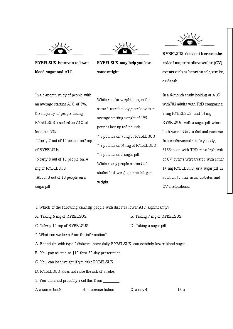 广东省普通高中2022届高三新高考上学期8月省级摸底联考英语试题+Word版含答案02