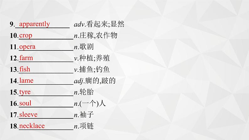 (新高考)2022届高中英语外研版一轮复习 选修7 必备预习案 Module 5 Ethnic Culture 精品课件第3页