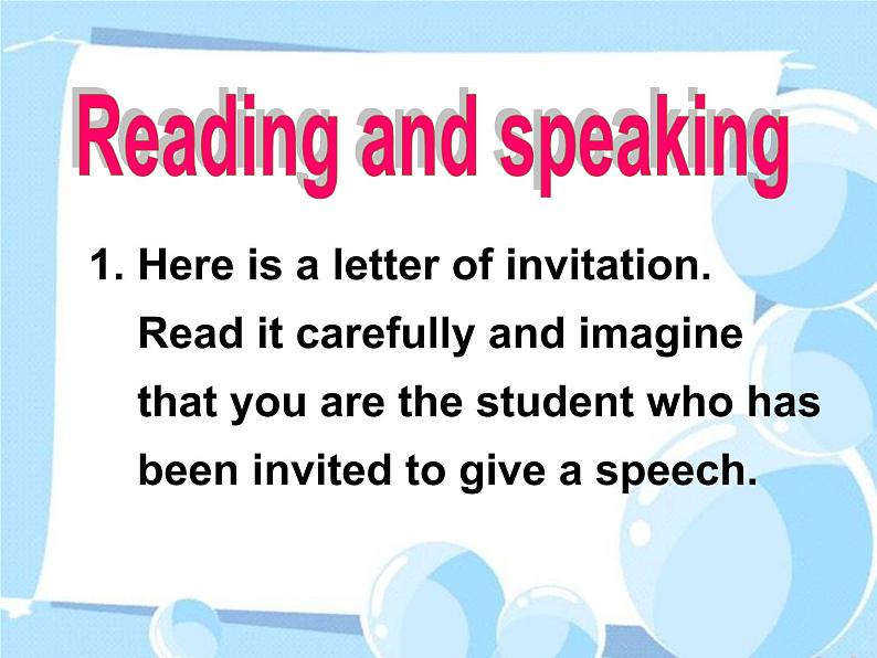 人教版新课标必修一 Unit 4 Using language课件(29张ppt)03