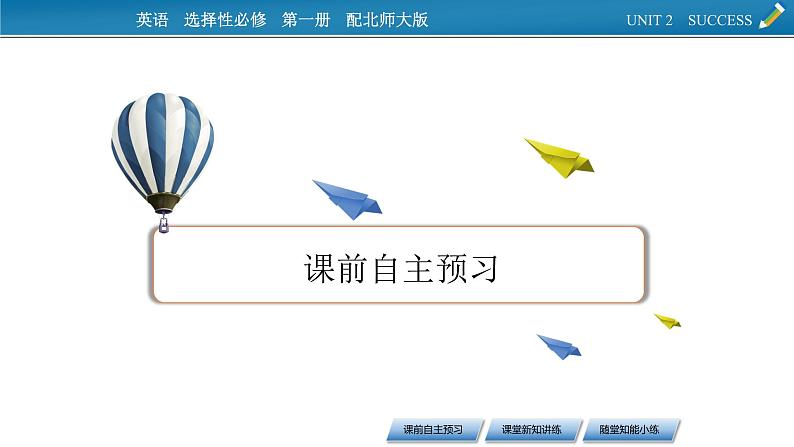 2020-2021学年高一英语北师大版(新版)选择性必修第一册Unit2 Success Period1 Topic Talk课件第2页