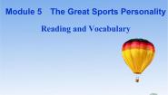 外研版必修5Module 5 The Great Sports Personality评课免费ppt课件