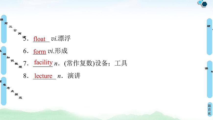 2022版高考英語(外研版)一輪復(fù)習(xí)課件:必修1 Module 5 A Lesson in a Lab第7頁