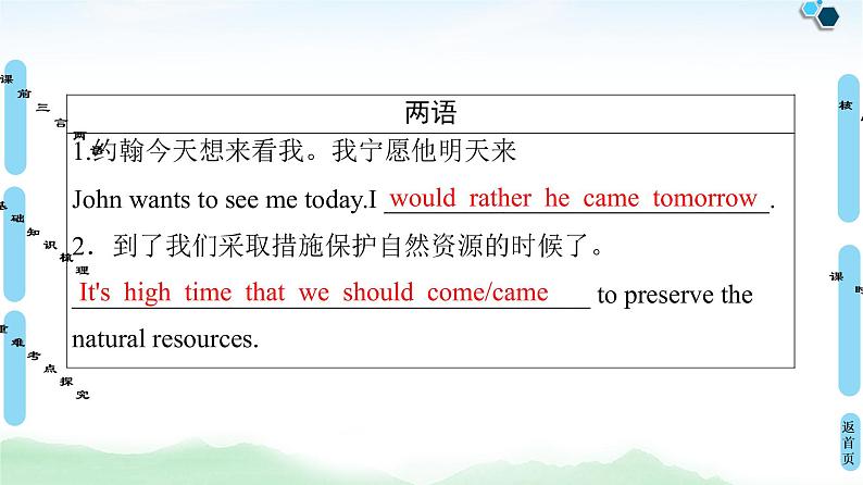 2022版新高考英语(北师大版)一轮复习课件:选修8 Unit 24 Society第4页