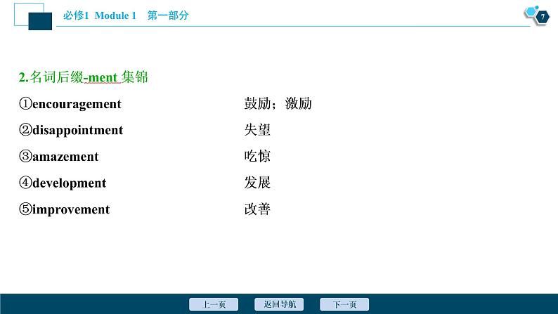2022版高考英语(外研版)一轮复习课件:必修1 1 Module 1 My First Day at Senior High第8页