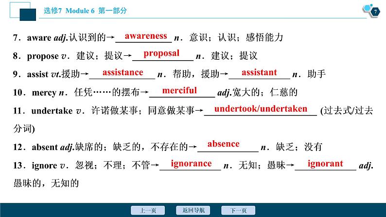 2022版高考英语(外研版)一轮复习课件:选修7 6 Module 6 The World’s Cultural Heritage第8页