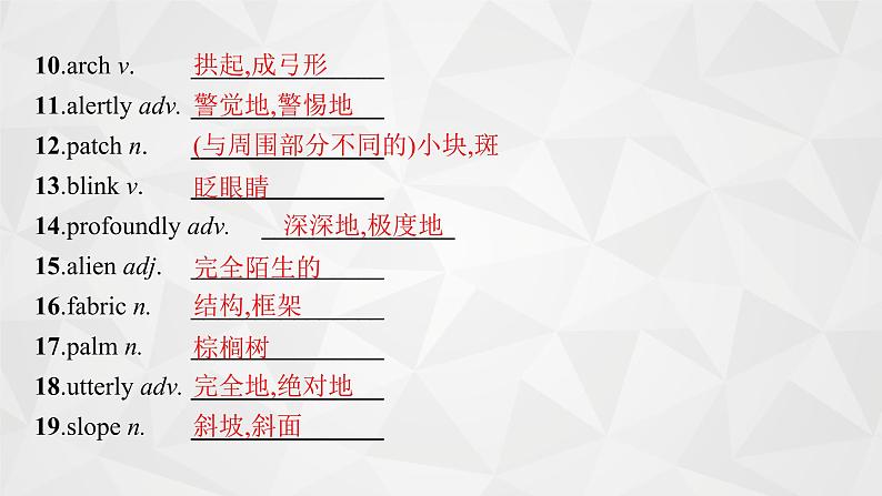 (新高考)2022届高中英语外研版一轮复习 选修6 必备预习案 Module 2 Fantasy Literature 精品课件第7页