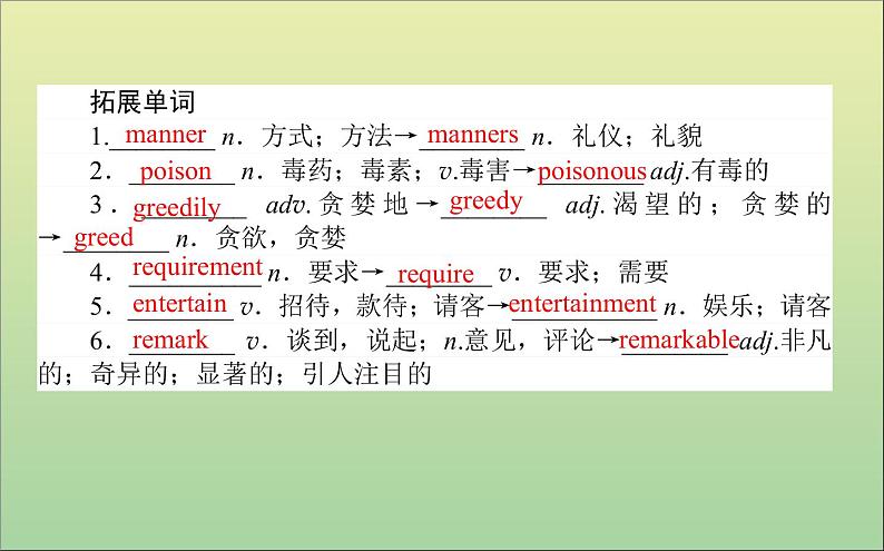 2022高考英语一轮复习Module3ForeignFood课件外研版选修805