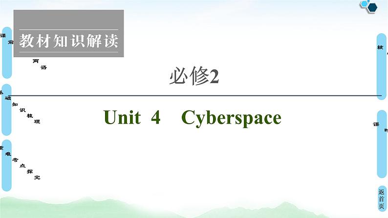 2022版新高考英语(北师大版)一轮复习课件:必修2 Unit 4 Cyberspace第1页