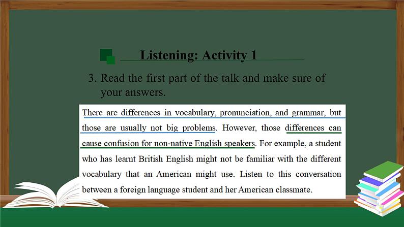 高一英语 新人教版 必修1 Unit5 Languages around the World Listening and Talking-课件第7页