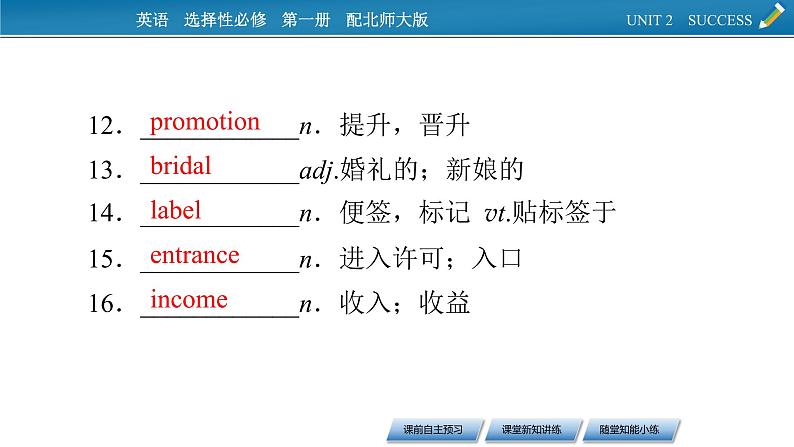 2020-2021学年高一英语北师大版(新版)选择性必修第一册Unit2 Success Period6 Viewing Workshop-Check Your Progress课件05