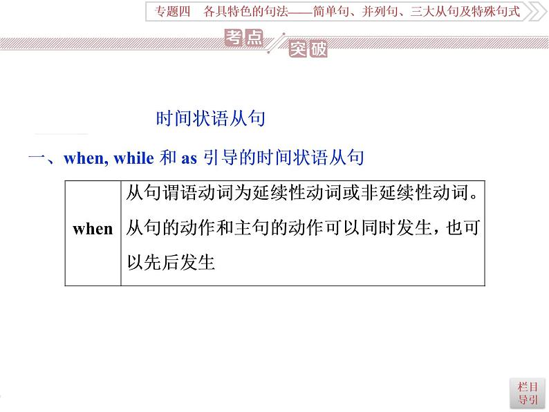 英语语法专项突破: (四)状语从句课件PPT第4页