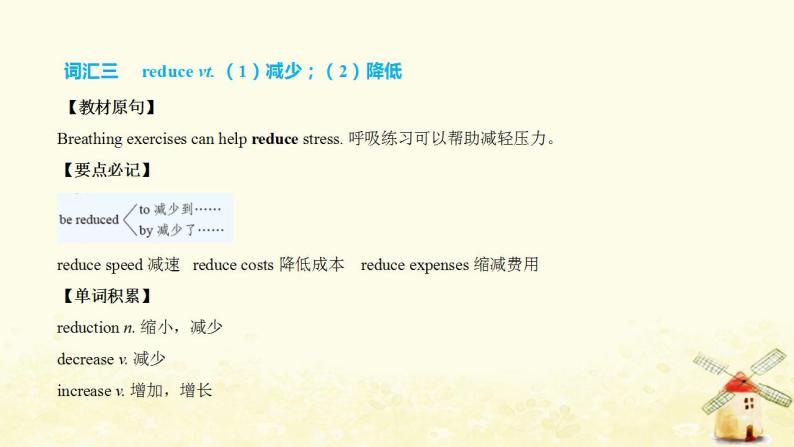 北师大版高一英语必修1课堂优化课件 Unit 1 Lifestyles Lesson 2 Relaxing(共22张PPT)06