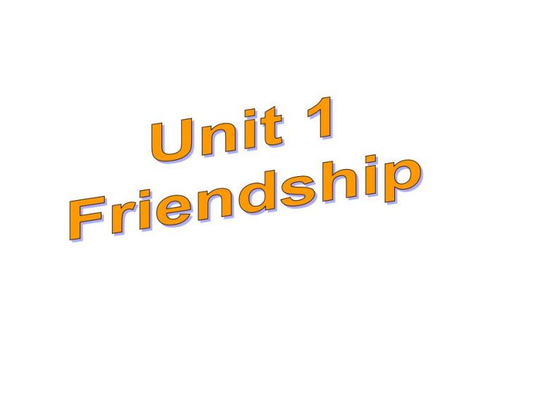 人教版高中英语必修一 unit 1 friends 知识点课件（63张）01