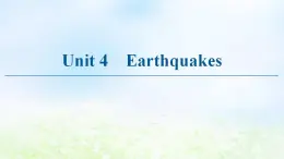 人教版高中英语必修1 Unit 4 Earthquakes SectionⅠWarming Up Pre_reading&Reading 课件