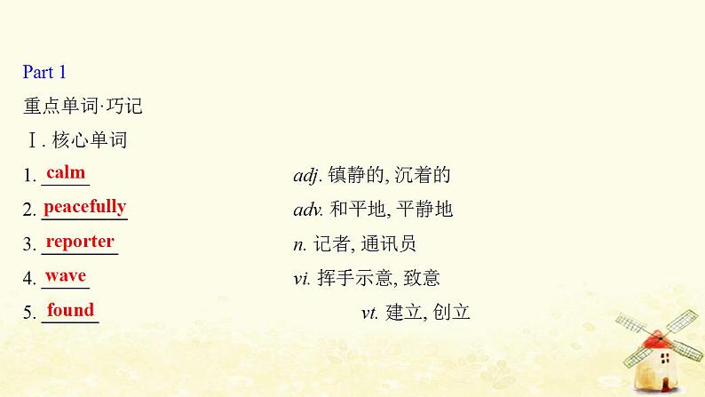 高考英语一轮复习必修1Unit2Heroes课件北师大版第2页