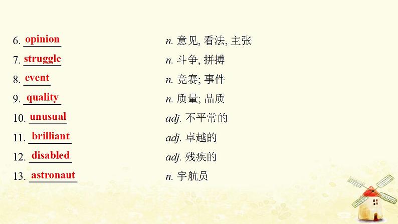 高考英语一轮复习必修1Unit2Heroes课件北师大版第3页