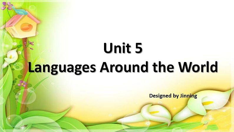 2020-2021学年高中英语 新人教版必修第一册 Unit 5 Languages around the world 词汇讲解课件(共42张PPT)第1页