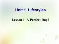 高中英语北师大版 (2019)必修 第一册Lesson 1 Lifestyles课堂教学ppt课件