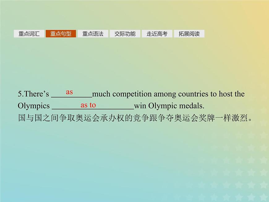 高中英語(yǔ)Unit2TheOlympicGames單元重點(diǎn)小結(jié)課件新人教版必修2第7頁(yè)