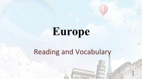 外研版必修3Module 1 Europe多媒体教学ppt课件