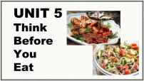 牛津上海版高一上册Unit 5 Think before You Eat背景图课件ppt