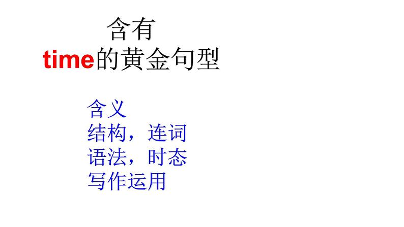 2022届高考一轮复习人教版新课标 Unit1 Friendship 句型课件第1页
