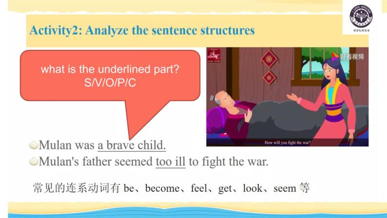 Unit 1 Back to school Period 6 Grammar-Basic Sentence Structures-【新教材】牛津译林版高中英语新教材同步备课(必修第一册)课件PPT07