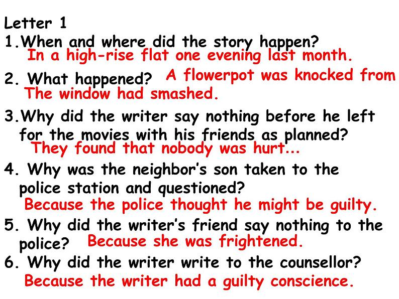 2020-2021学年牛津上海版高中一年级第二学期Unit 5 Problems and advice reading 课件 (1)第5页