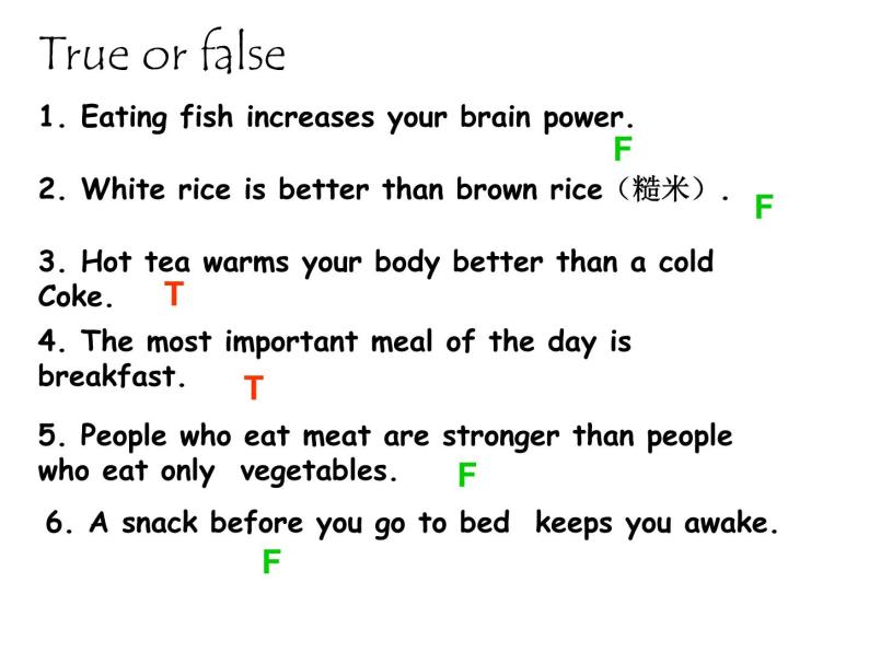 2020-2021学年牛津上海版高中一年级第一学期Unit 5 Think before you eat 课件03