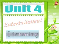 牛津上海版高中一年级第一学期Unit 4 Entertainment Period 1课件