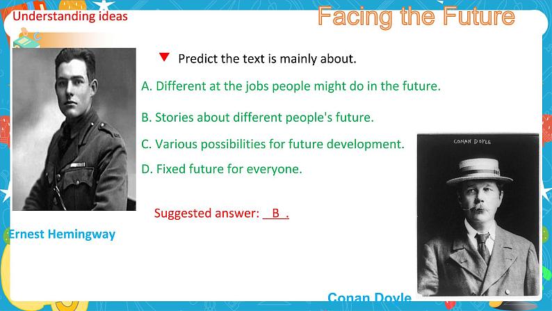 Unit 1 Looking forwards Period 1 Starting out and understanding ideas 课件06
