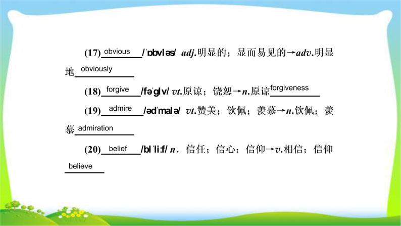 人教版高考英语总复习必修3Unit1Festivals around the world完美课件PPT07