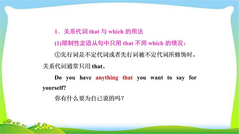 高考英语语法经典复习专题八定语从句课件PPT04