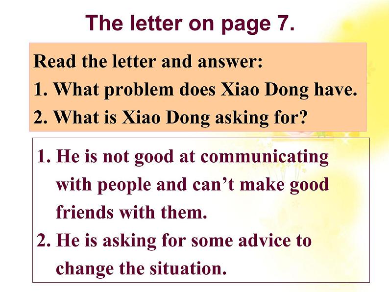 甘肃省金昌市第一中学高一英语《Unit 1 Friendship》Using language课件(人教版必修1)05