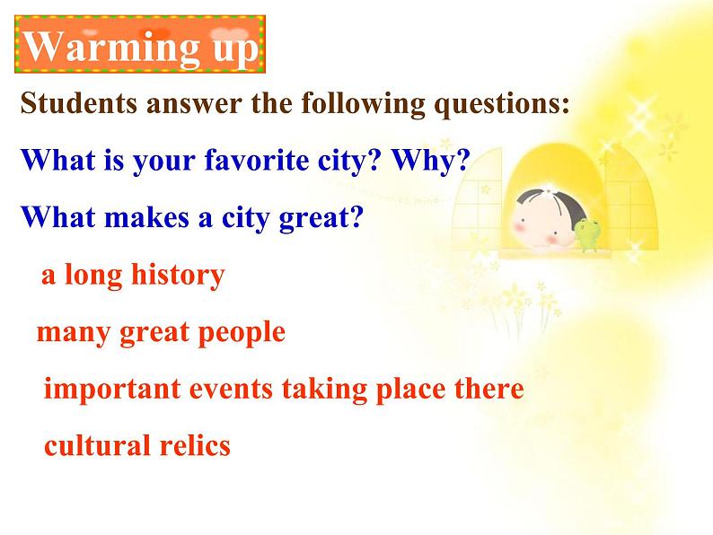 高中英语新人教版必修二《Unit 1 Cultural relics》课件(1)02