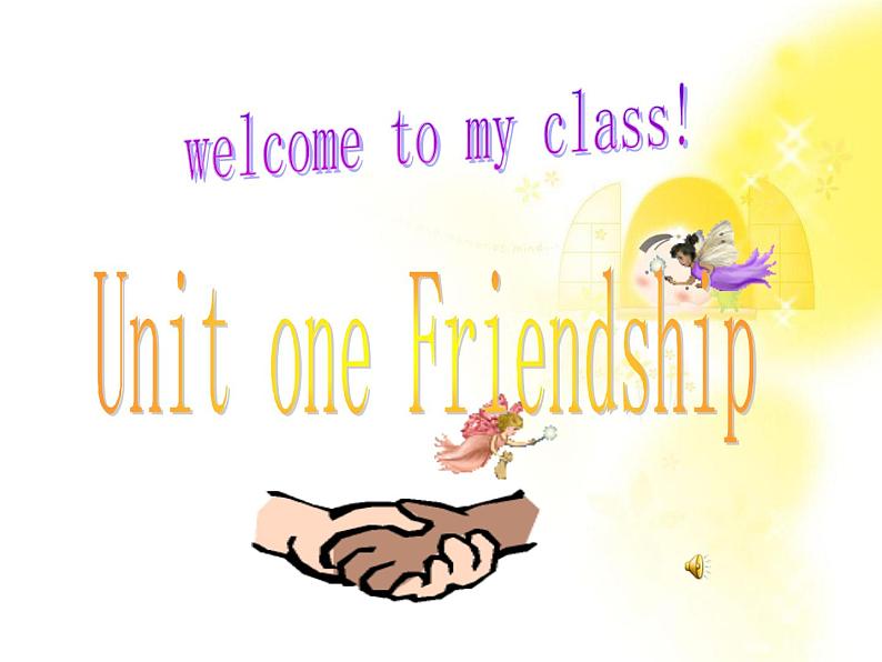 高一英语:Unit1 Friendship Speaking and Warming up课件(新人教版必修1)第1页